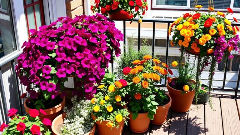 View of Easy Flowers for Low-Maintenance Balcony Gardens – Urban Greenthumbs