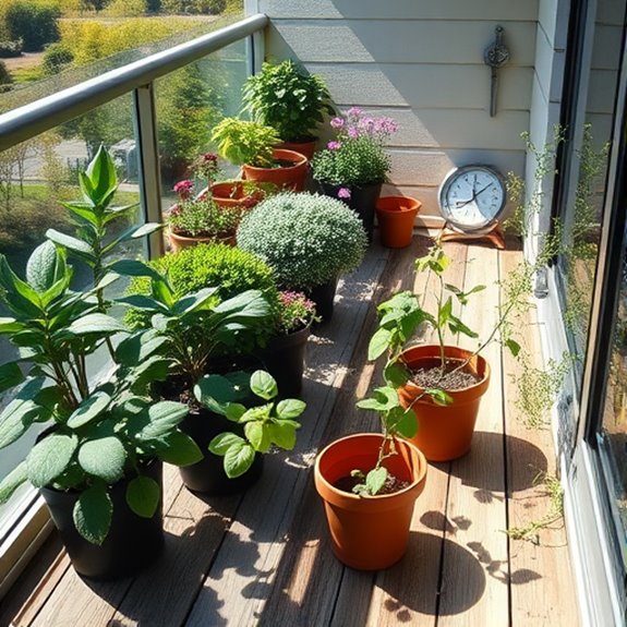 balcony light shifts seasonally