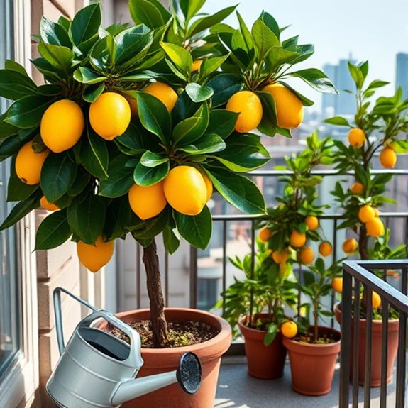 citrus plants thrive container gardening