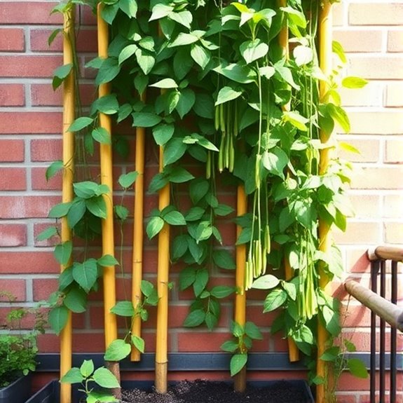 climbing pole bean cultivation