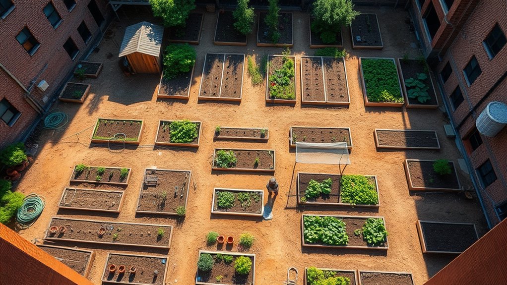 community garden layout design
