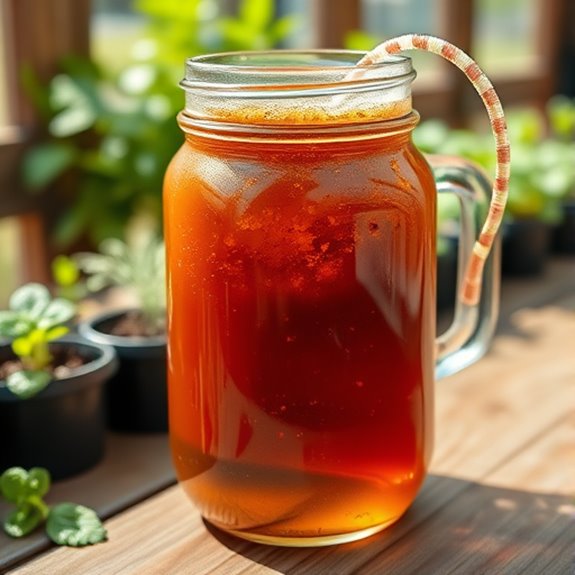 compost tea for urban gardening