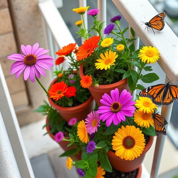 container gardens for pollinators