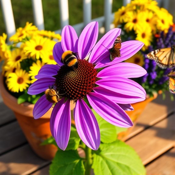 container plants for pollinators