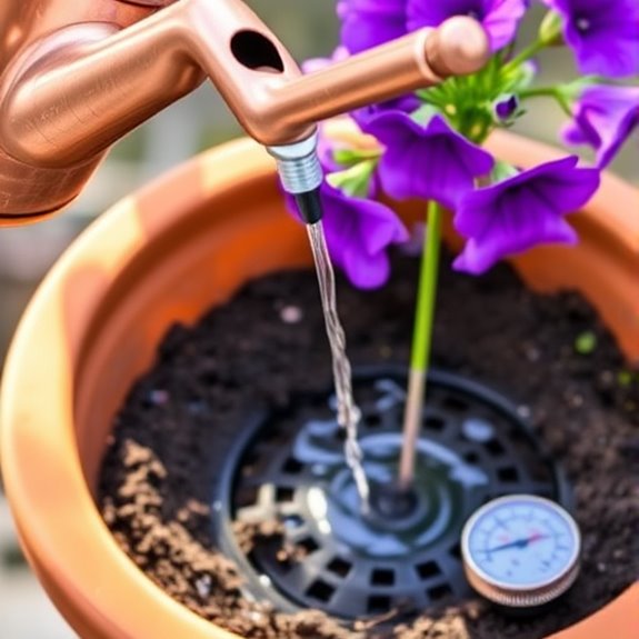 container plants water requirements