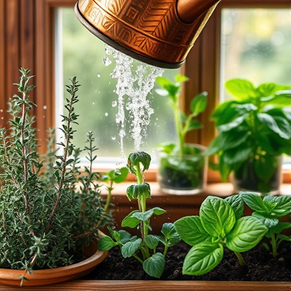 herb water needs vary