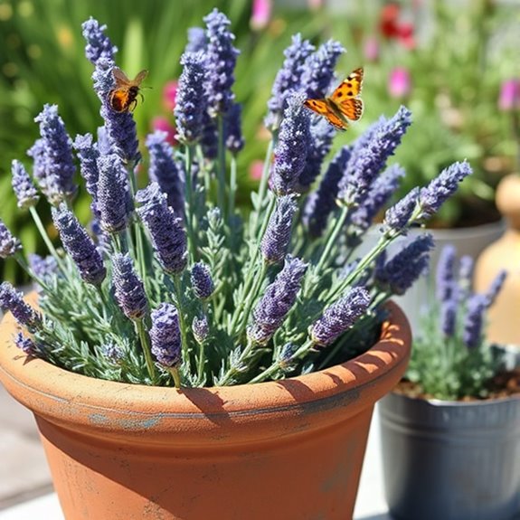 lavender attracts pollinators beautifully