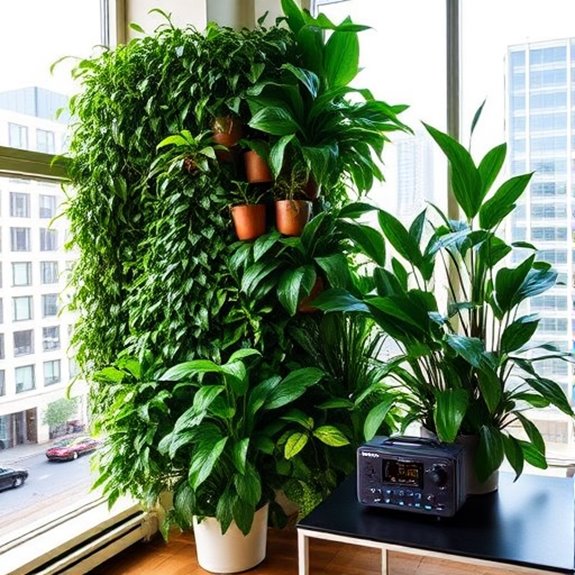 plants enhance sound absorption