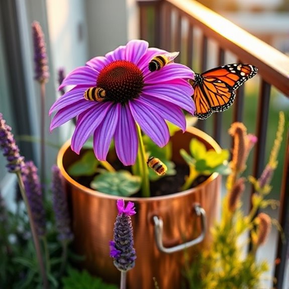 pollinator friendly small gardens