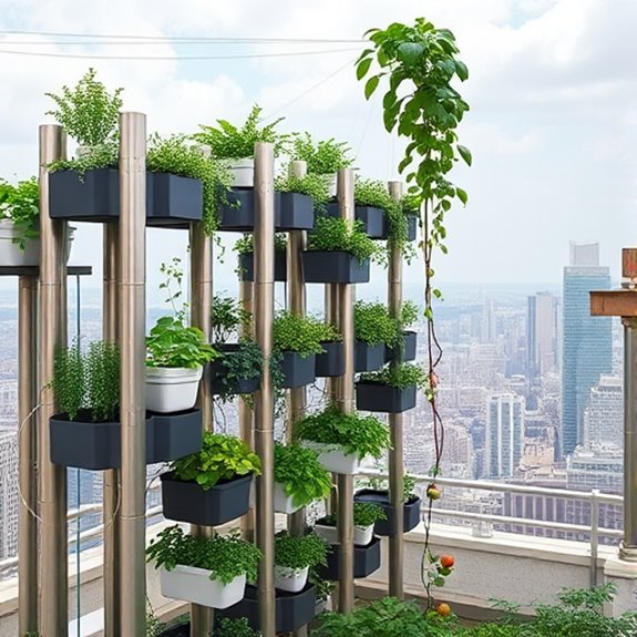 rooftop vertical gardening solutions