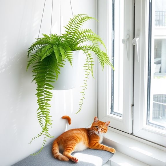 safe hanging plants cats