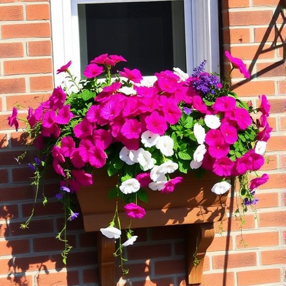 seasonal window box arrangements