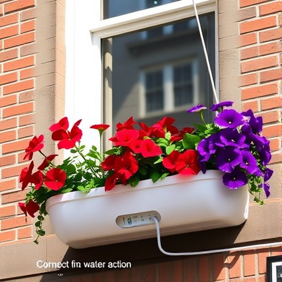 self watering planter box systems