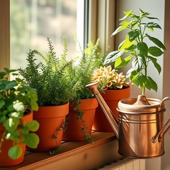 space efficient herb gardening tips