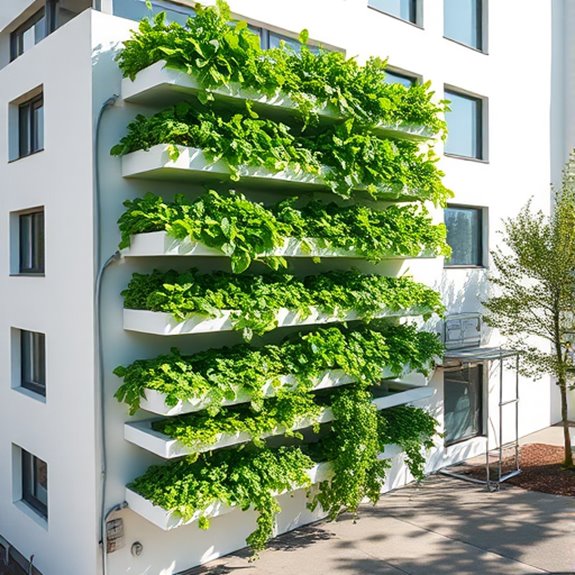 space saving urban gardening