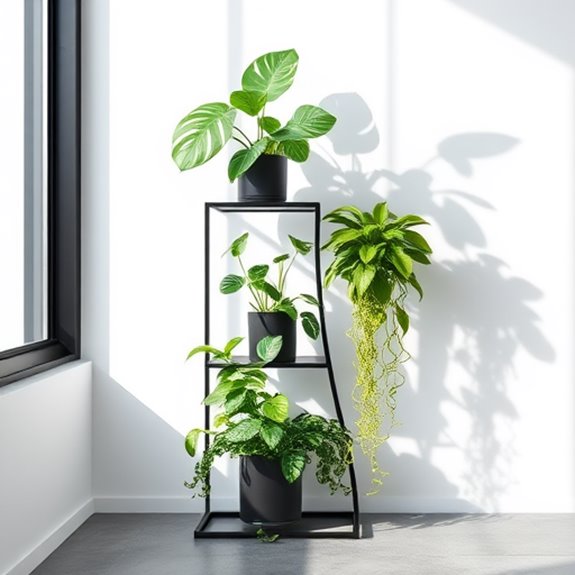 stylish plant stands compact spaces