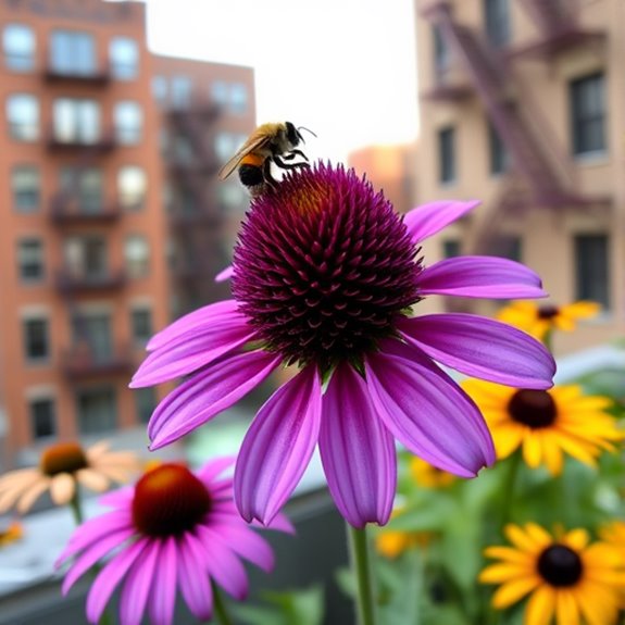support urban pollinator habitats