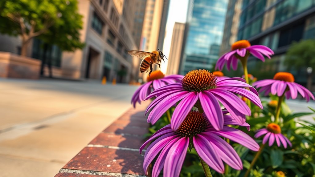 support urban pollinator populations