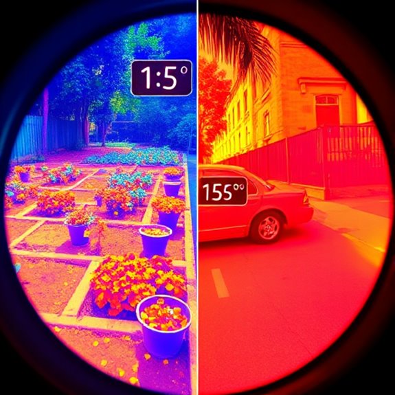 temperature variation in parks