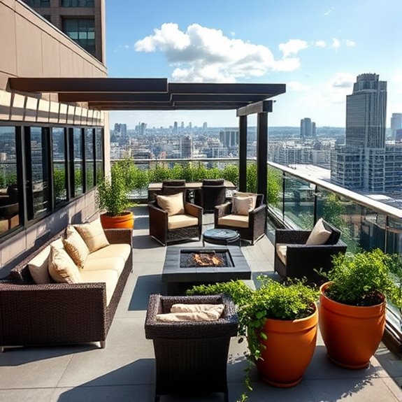 terrace seating layouts benefits