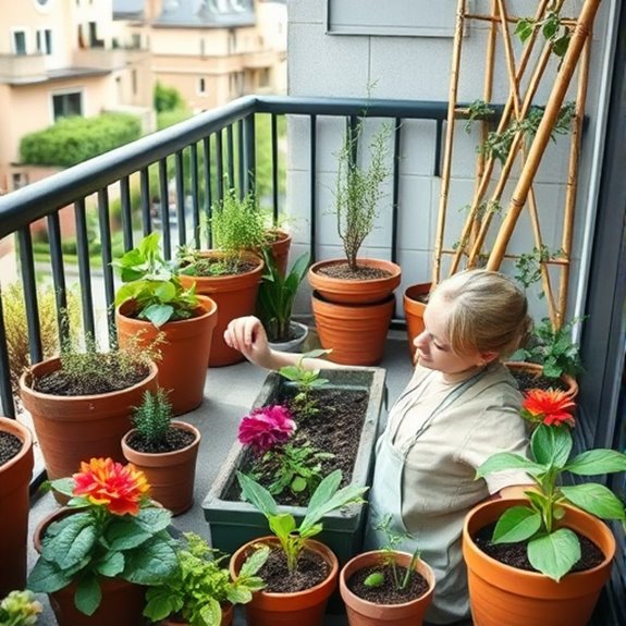 urban gardening plant selection
