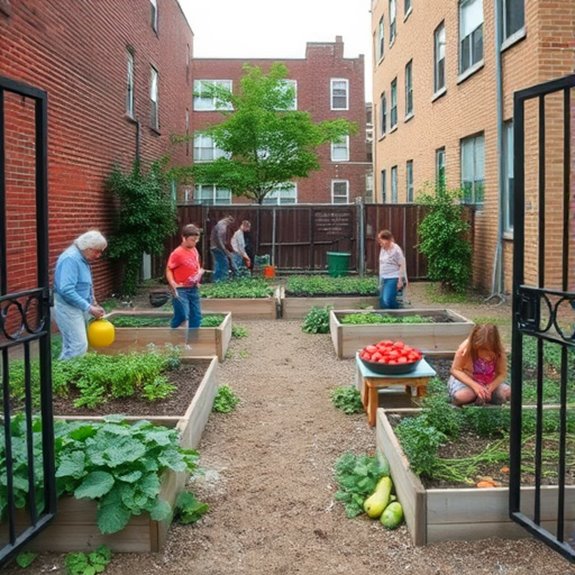 urban gardens foster community