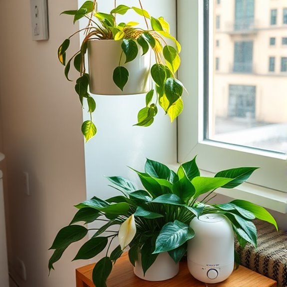 urban humidity loving plants