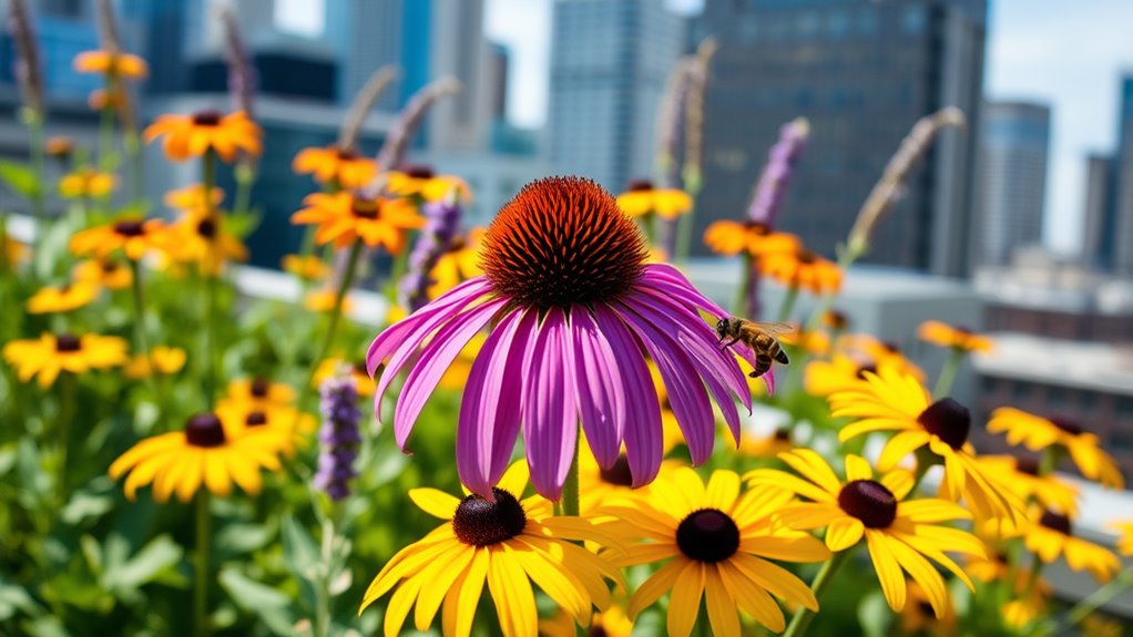 urban pollinator garden care