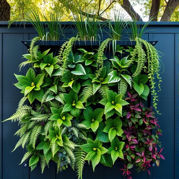 vertical garden shade conditions