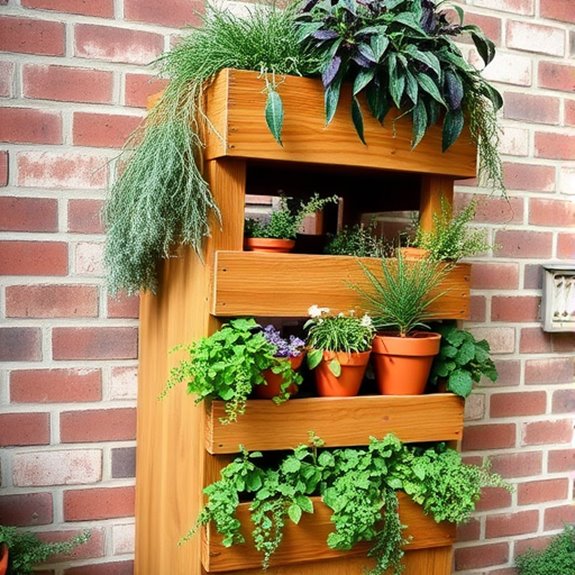 vertical gardening for herbs
