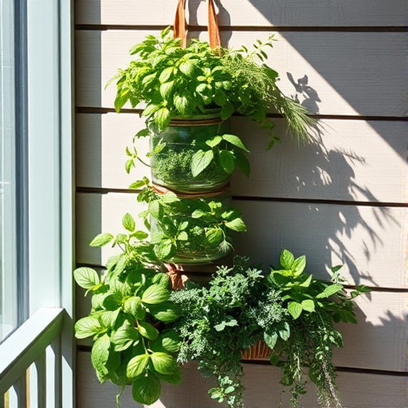 vertical gardening for herbs
