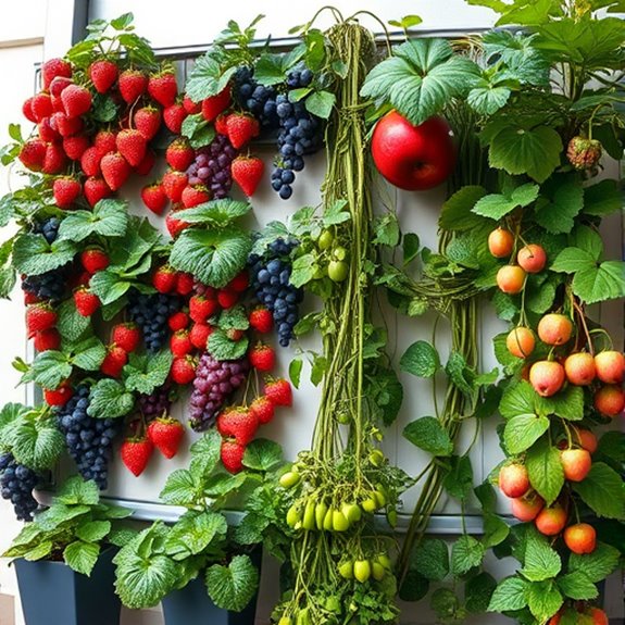 vertical gardening with compact plants
