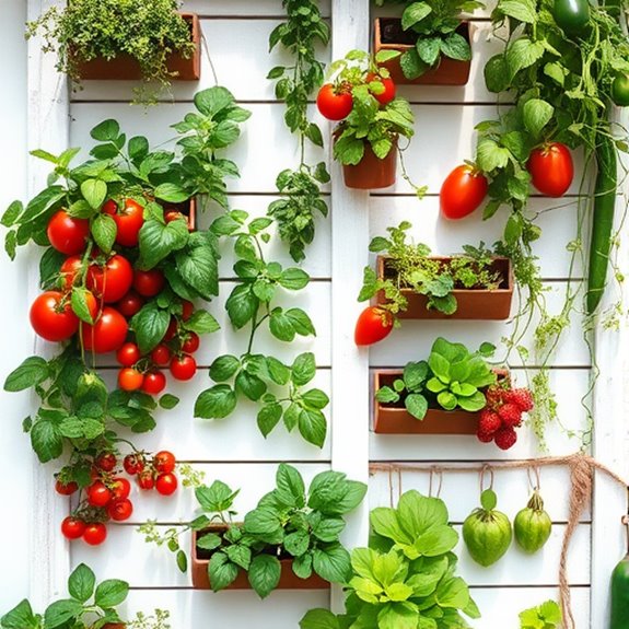 vertical growing plant options