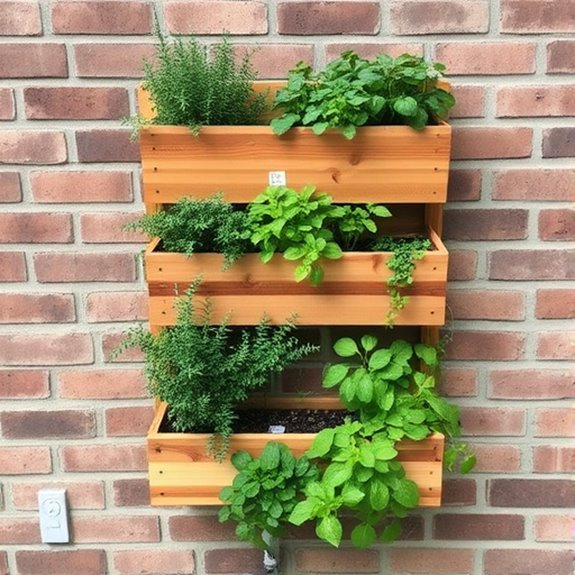 vertical herb growing issues